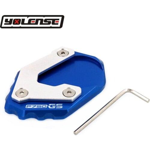 For BMW F750GS F750 GS F 750 GS 2018 2019 Motorcycle CNC Kickstand Foot Side Stand Extension Pad Support Plate Enlarge Stand