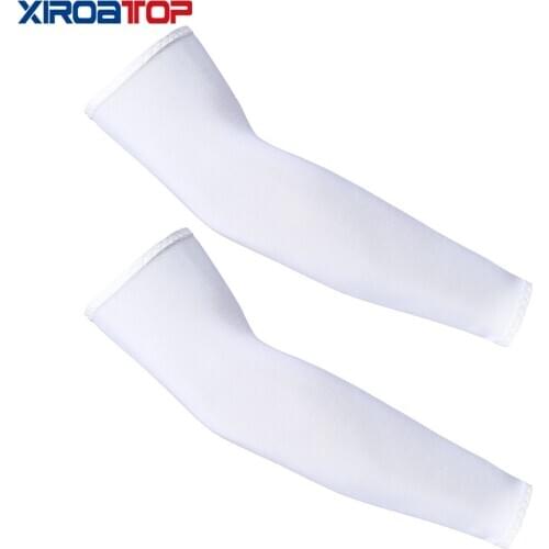 NEW Breathable Quick Dry UV Protection Running Arm Sleeves Basketball Elbow Pad Fitness Armguards Sports Cycling Arm Warmers