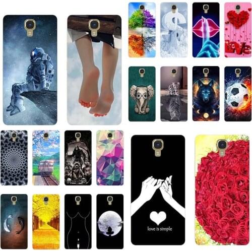 Soft Phone Shell For Infinix Note 4 X572 Covers For Infinix Note4 X572 Protective Phone Flower Cartoon