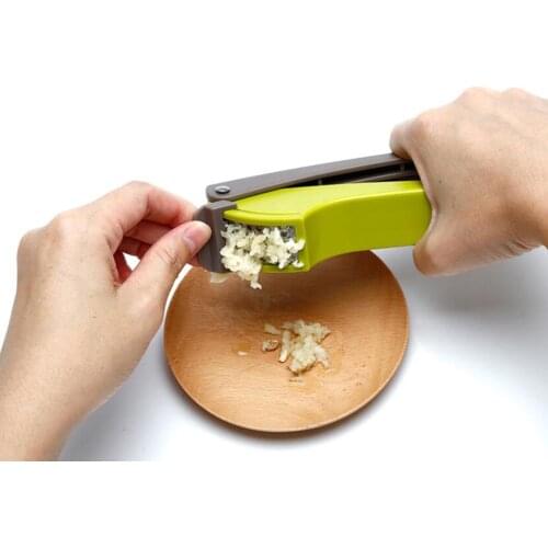 Stainless Steel Garlic Mincer Vegetables Squeezer Easy Squeeze Kitchen
