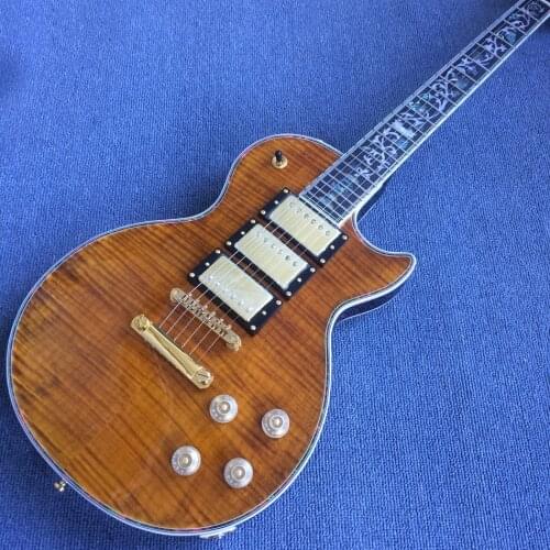 OEM 6-string electric guitar, rosewood fingerboard, Flame Maple Top & Back, 3 pickups,free shipping