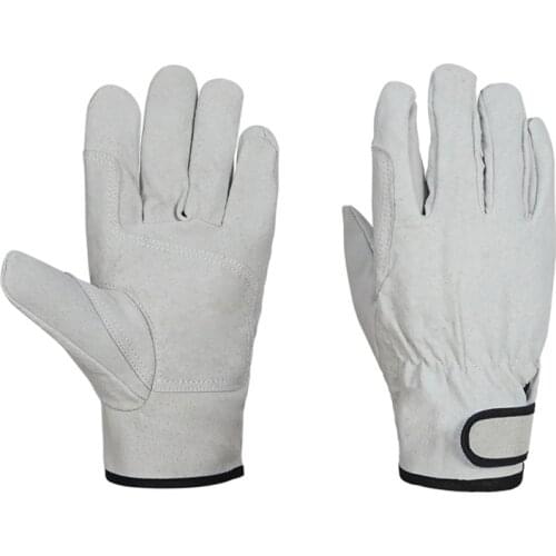 Work Gloves, Pigskin / Cowhide Anti-scalding, Heavy Duty Industrial Safety Gloves - Fits Both Men & Women for Welding, Gardening
