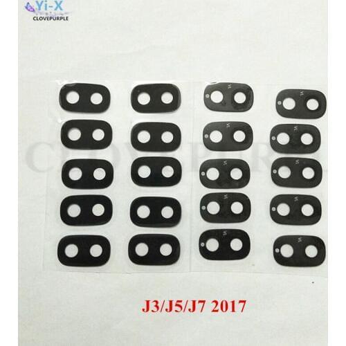 10PCS/Lot Back Camera Glass Lens for Samsung Galaxy J3 J5 J7 Pro 2017 / J330F J530F J730F/J330 J530 J730 Glass Lens Cover