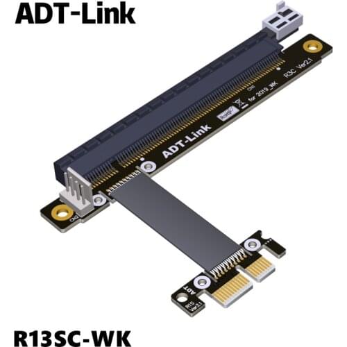 PCIe 3.0 x16 to x1 ADT 2017 new graphics card extension cable non-USB PCIe 3.0 x16 to x1 A card N card full speed compatible