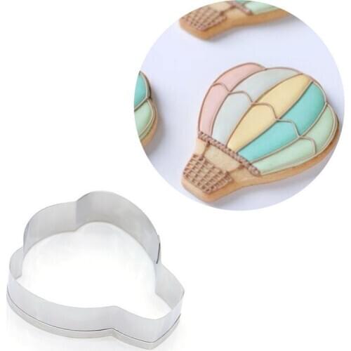Hot Air Balloon Parachute Cutter Slicer DIY Biscuit Cookie Mold Fondant Baking Pastry Tools Cake Decoration Accessories S7084