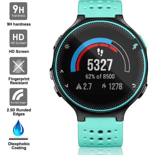 4pcs Tempered Glass Screen Protector Film For Garmin Forerunner 220/230/235 /620 /630 Sport Smart Watch Bracelet Protective Film