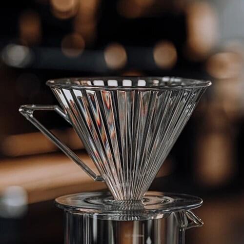 1-2 Cups Coffee Filter Cup Coffee Maker Pour over Conical V60 Filter Cup Brewing Coffee Tools