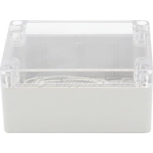 1pcs 115x90x55MM Waterproof Cover Clear Plastic Electronic Project Box Enclosure Case