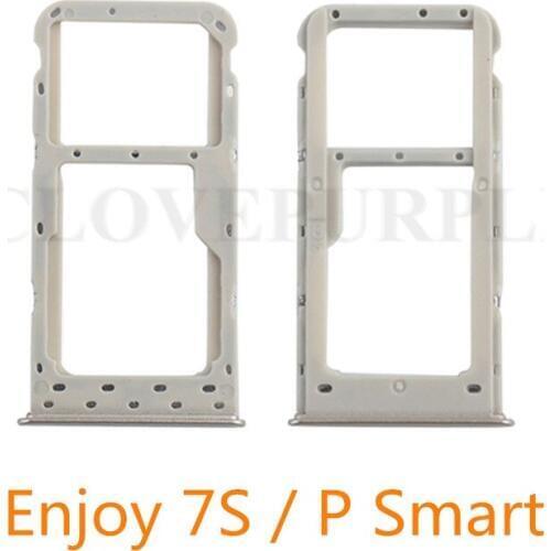 10pcs/lot SIM Card Tray Holder Slot Adapter For Huawei Enjoy 7S / P Smart