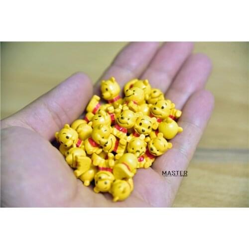 36piece 1.5cm winnie the pooh the cute pooh bear very small microlandschaft figures toys