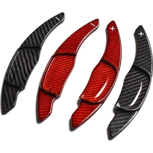 Carbon Fiber Aluminum Car-styling For Volkswagen VW Golf 7Rin POLO GTI Sciroccon Steering Wheel DSG Paddle Shifters Extension