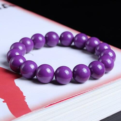 7mm Natural Purple Phosphosiderite Gemstone Round Beads Stretch Crystal Bracelet Men Women Reiki Stone AAAAA