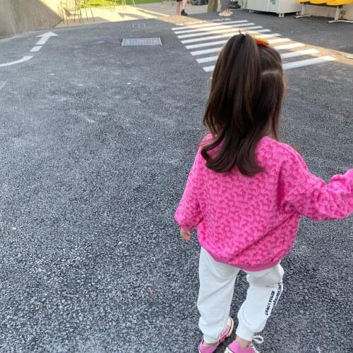 Childrens T-shirt 2021 Autumn New Girls and Boys Korean Round Neck Cartoon Printed Long Sleeve Casual T-shirt Top Kids Clothes