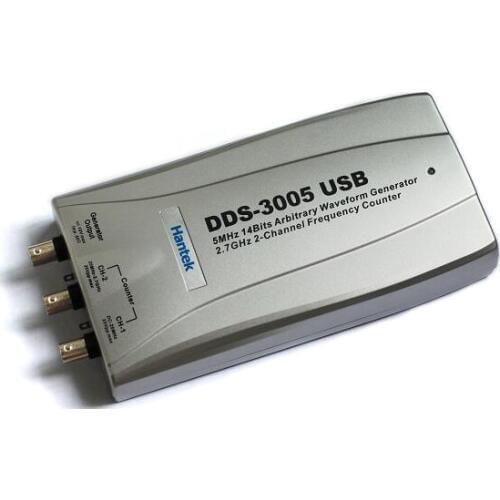 DHL Free shipping ! Hantek DDS-3005 2.7GHz PC USB Function/Arbitrary Waveform Generator;14bits D/A resolution; USB2.0 interface