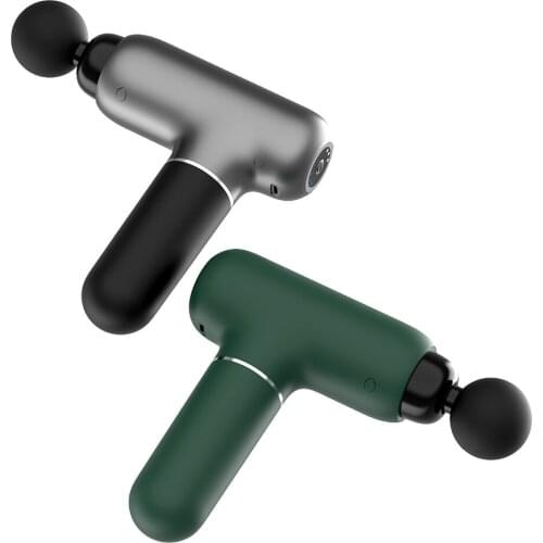 MINI Electric Massager Home Vibration Gun Exercise Fascia Sports Fitness Gear Position Three Gears Li-on Rechargeable