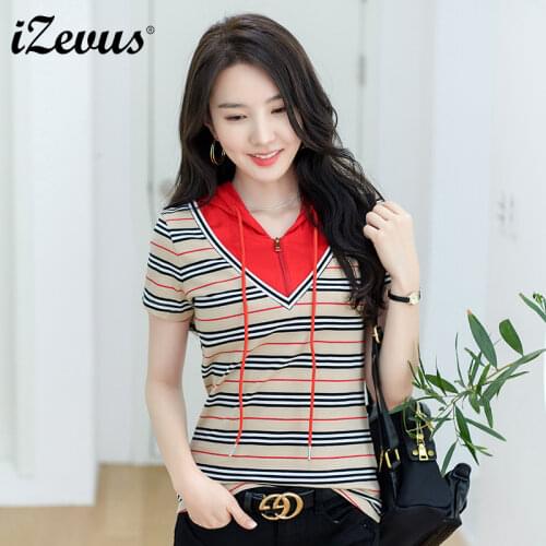 Женские футболки IZEVUS China At AliExpress