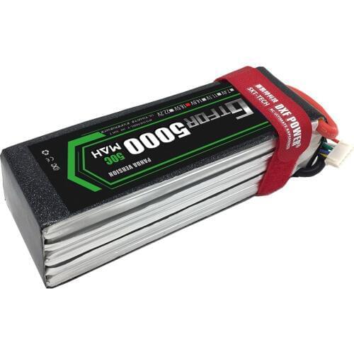 GTFDR RC Lipo Battery 18.5V 5000mAh 50C Max 100C 5S for Helicopter Quadcopter Airplane Drone FPV LOGO 500