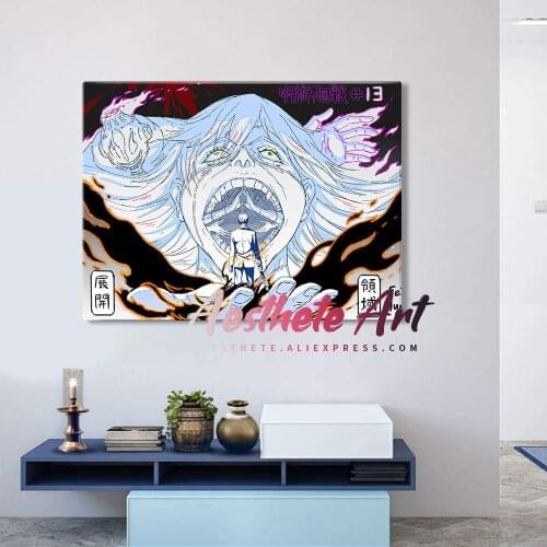 Mahito Jujutsu Kaisen Kento Nanami Home Decor Canvas Posters Prints Decoration Art Wall Pictures Living Room Painting