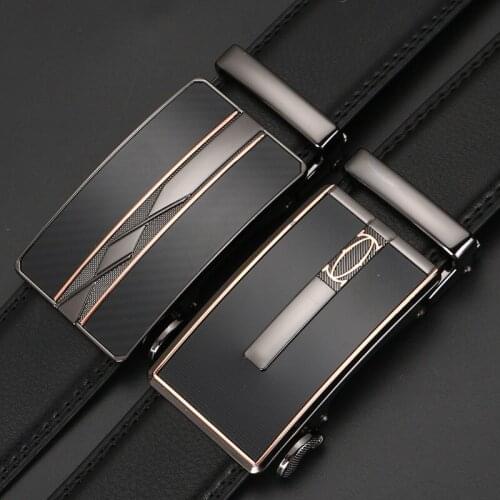 Men Belts Automatic Buckle Belt Genune Leather High Quality Belts Men Leather Strap Casual Buises Jeans Designer Belt Waistband