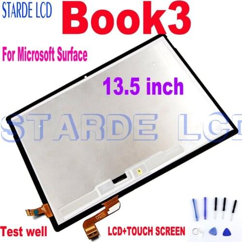 NEW For Microsoft Surface Book3 13.5inch LCD Display Touch Screen Digitizer Panel Assembly Surface Book 3 Screen Replacement