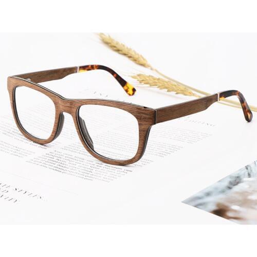 Natural Wood Optical Glass Frame Men and Women