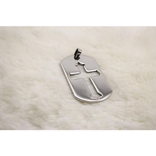 Necklaces & Pendants Jewelry Good Quality 316L Stainless Steel Ball Chain Cross Pendant Necklace Fashion Cross Necklace For Men