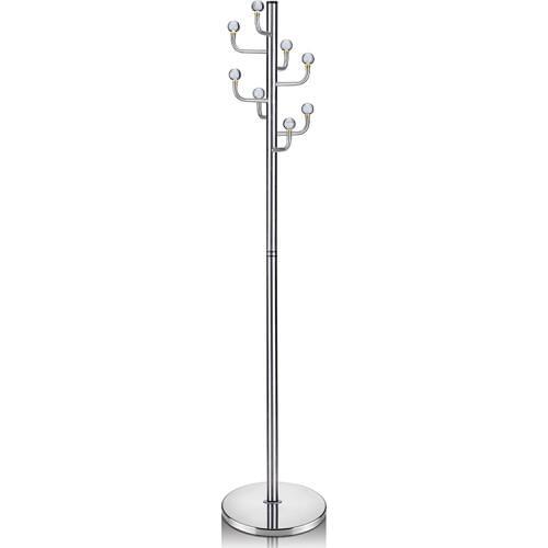 Simple Modern Fashion Hallway Bedroom Crystal Stainless Steel Coat Rack