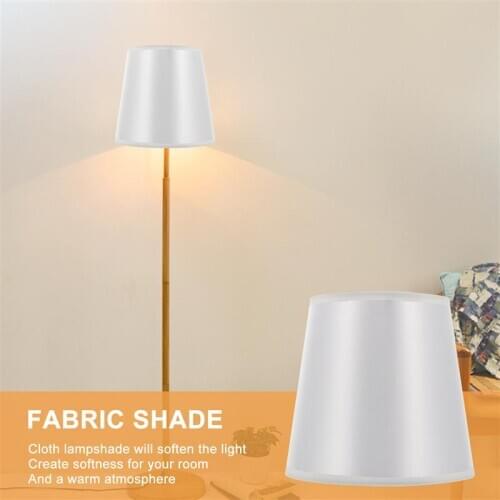 Simple Cloth Lampshade Vintage Lampshade Table Lamp Cover Holder Chandelier Home Office Chandelier Lampshade Table Lamp