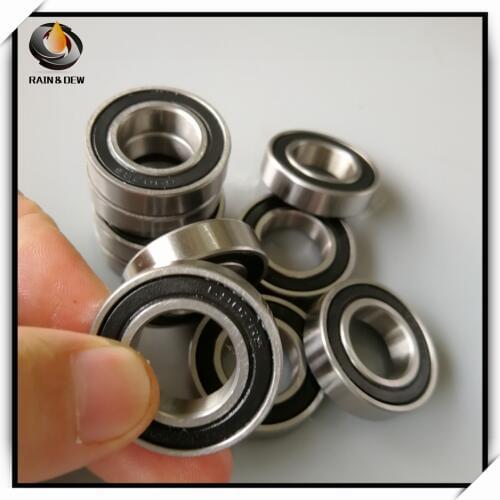 10Pcs S6902RS Stainless Steel Ball Bearing 15x28x7 mm 6902-2RS Ball Bearing ABEC-7 6902RS 61902 RS