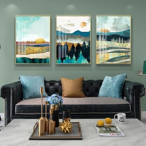 Nordic Sunrise Landscape 5d Diy diamond Painting Cross Stitch full drill mosaic Sunset diamond embroidery home decor