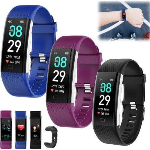 Women Men Heart Rate/Sleep Monitor Bluetooth Smart Watch Pedometer Sports Fitness Tracker Wristband For Android iOS Huawei