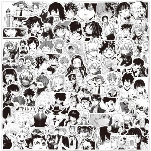 10/30/50/100PCS Mix Anime Haikyuu!! Attack On Titan Anime Stickers Graffiti for Laptop Guitar Motorcycle Luggage Phone Decal Toy