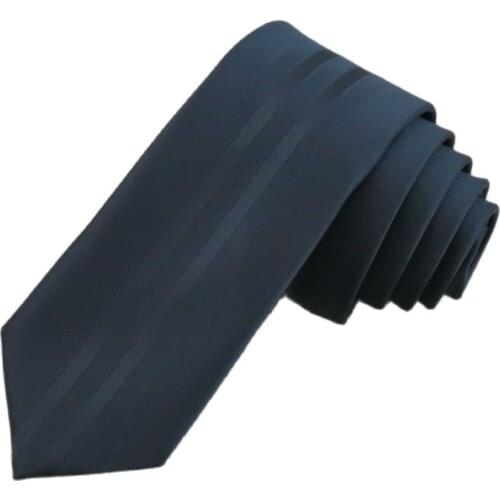 Fine positioning narrow ties Classic black and white male ladies fashion symmetrical 5 cm thin tie necessary tide mens