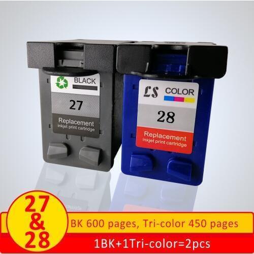 XiangYu 27 28 for HP27 Remanufactured ink cartridge for HP28 Refilled Ink Cartridge for Officejet 4212 4215 4219 4251 4252 4255