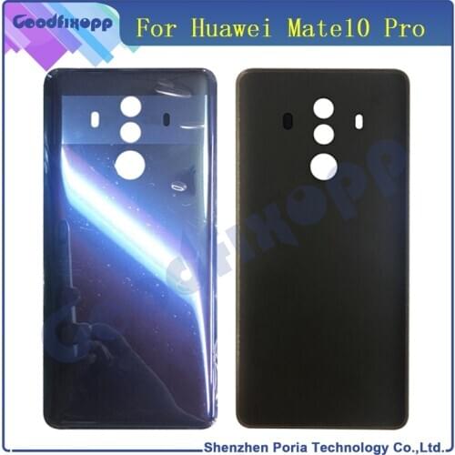 Back Housing For Huawei Mate 10 Pro Rear Battery Glass Door Cover Case For Huawei Original Phone Replacement Mate 10 Pro Cover