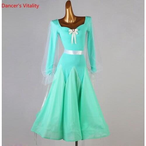 Ballroom Dance Womens Dresses Ballroom Dancer competition dress skirt for adult kids Tango dancer outfits wholesale clothing