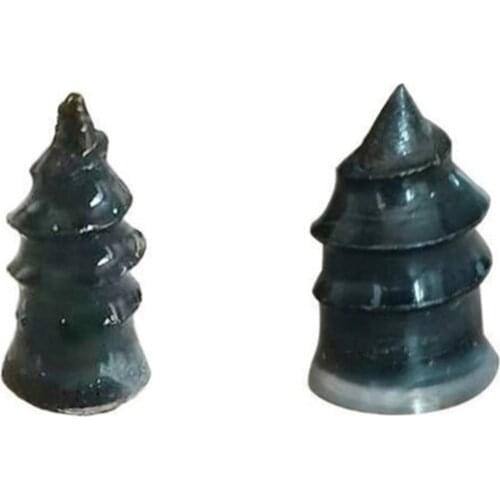 10 Pcs Professional Tire Repair Screw in Rubber Plug Nail Repair Kit Emergency Puncture Vacuum Self-Service