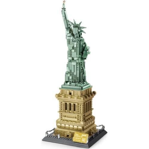 Statue of Liberty Bricks City Great building Serise Building Blocks Toys for Children Gifts Model 1577Pcs