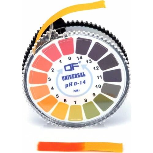 5 Meter 0-14 PH Alkaline Acid Indicator Meter Test Paper Roll For Water Urine Saliva Litmus Accurate Testing Measuring