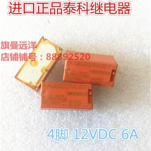5pcs/lot RE030012 12VDC 12V Relay 6A 4PIN DC12V RE030012