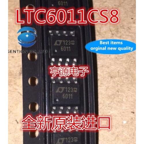 5PCS LT6011CS8 LT6011 printing 6011 SOP-8 in stock 100% new and original