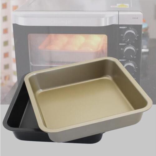 8inch Square food grade non-stick high carbon steel Toast Bread Pastry Pan Baking Mold Baking Tray