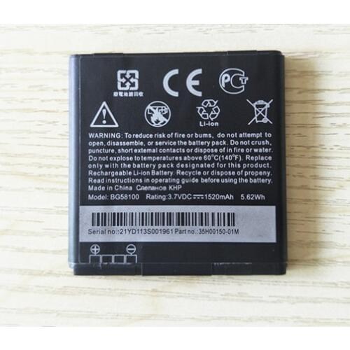 B-TAIHENG New 1520mAh BG58100 BG86100 Battery For HTC G14 G17 G18 G21 G22 Radar 4G S610d Sensation XE Z710e Z710T Z715E phone