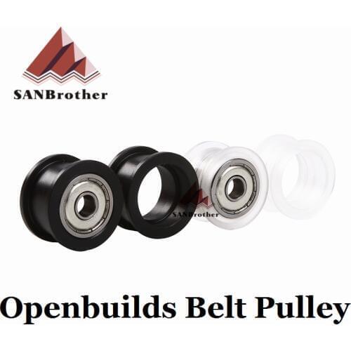3D printer accessories Openbuilds passive wheel plastic pulley driven wheel Perrin idler wheel smooth wheel