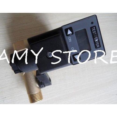 Digital Show Automatic Timer Compressor Condensate Drain Timer Solenoid Valve 220AC 16Bar Inlet/Outlet size 1/2" 16-B