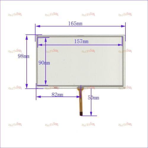 ZhiYuSun Compatible HC-173-070 Touch screen sensor For industrial control Resistance screen 7inch 4lines