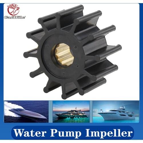 Black Water Pump Impeller for Jabsco Volvo Penta Johnson 09-1027B 1210-0001 18-3081 Sierra 18-3081 Yanmar