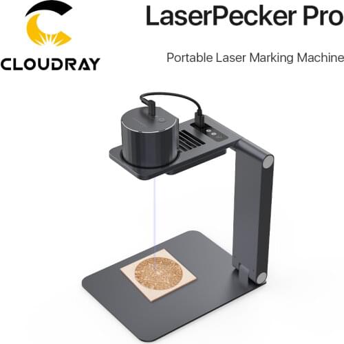 Cloudray 1.6W Laser Engraver 3D Printer Portable Mini Laser Engraving Machine LaserPecker Pro Desktop Etcher Cutter Engraver