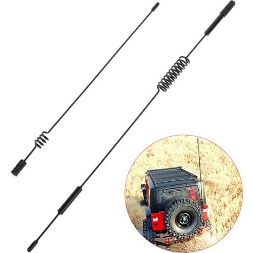 RC Crawler Metal 200mm/290mm Decorative Antenna for 1:10 RC Crawler Car