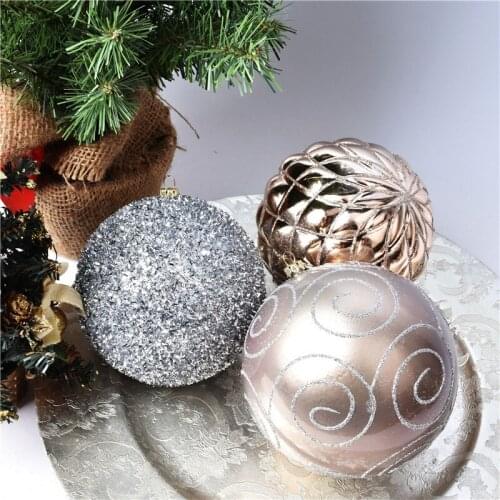 Christmas decoration ball Christmas window decoration hanging ball Christmas tree 12CM Christmas ball shopping